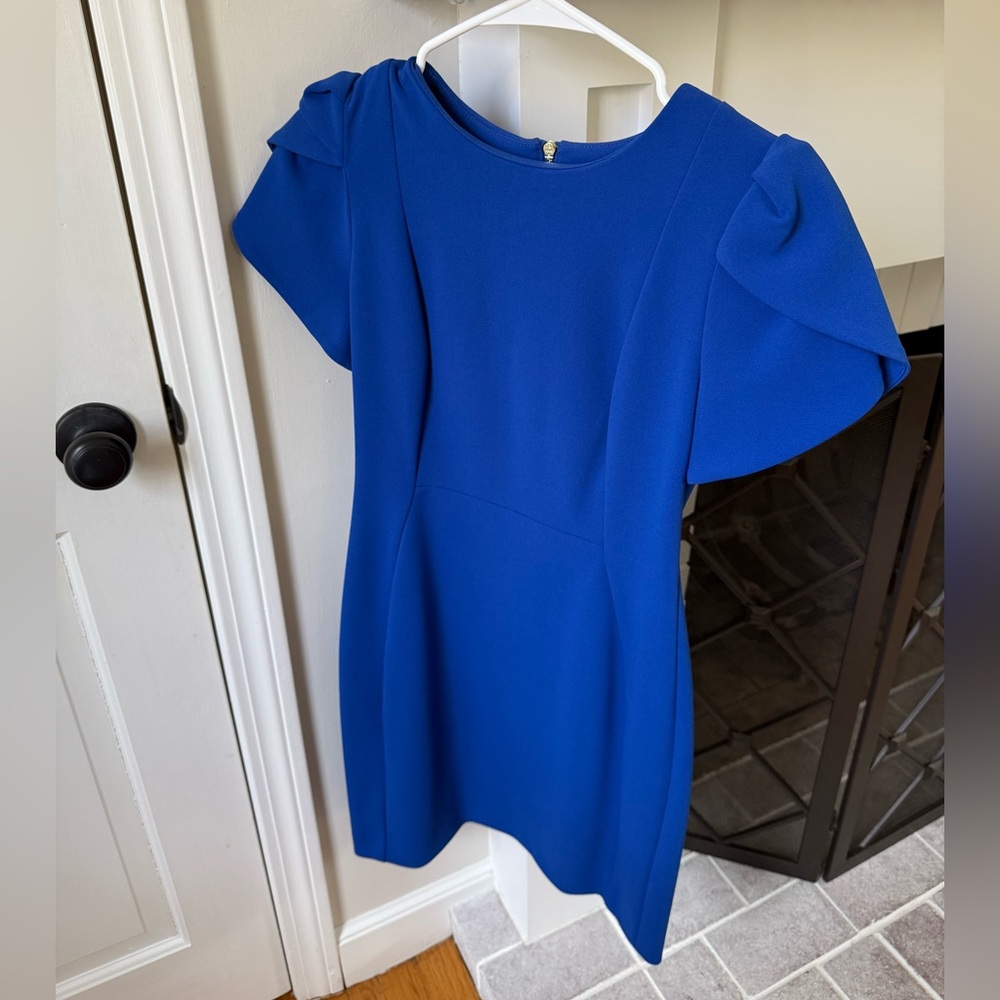 Calvin Klein Royal Blue Textured Top